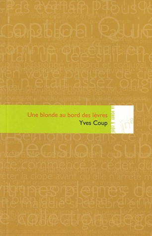 Une Blonde au bord des lèvres