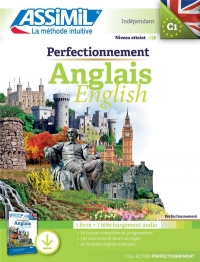 Pack Perfectionnement Anglais | Livre et code de téléchargement audio | Collection Sans Peine pour apprendre l'anglais | Vers niveau C1