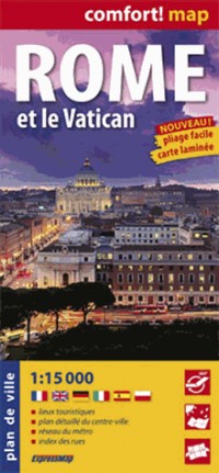 Rome et le Vatican : 1/15 000