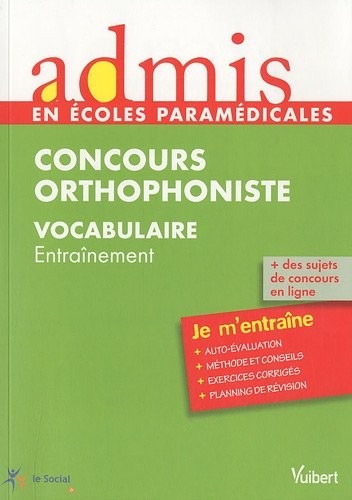 Concours Orthophoniste - Vocabulaire
