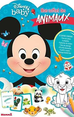 Disney Baby - Mon coffret des animaux – Coffret d'activités – Dès 3 ans