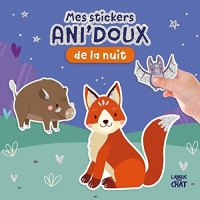 Mes stickers Ani'doux de la nuit - Livre d'activités avec grands stickers - Dès 36 mois