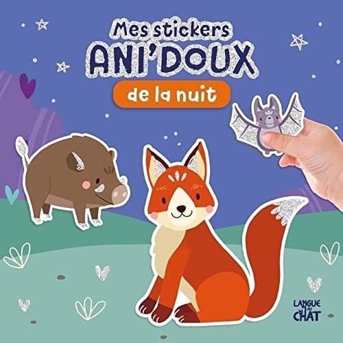 Mes stickers Ani'doux de la nuit - Livre d'activités avec grands stickers - Dès 36 mois