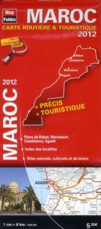 Maroc 2012 - Carte routière et touristique