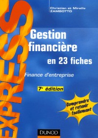 Gestion financière : En 23 fiches