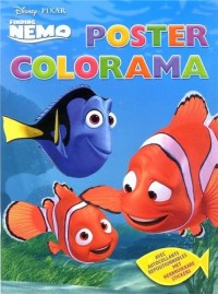 Poster colorama avec autocollants repositionnables : Finding Nemo