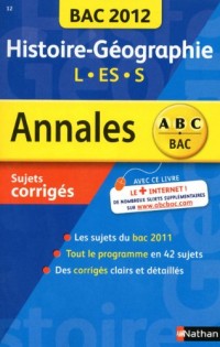 ANNALES BAC 2012 HIS/GEO TERM