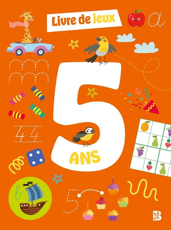 Mon livre de jeux 5 ans