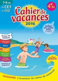 Cahier de vacances du CE1 au CE2