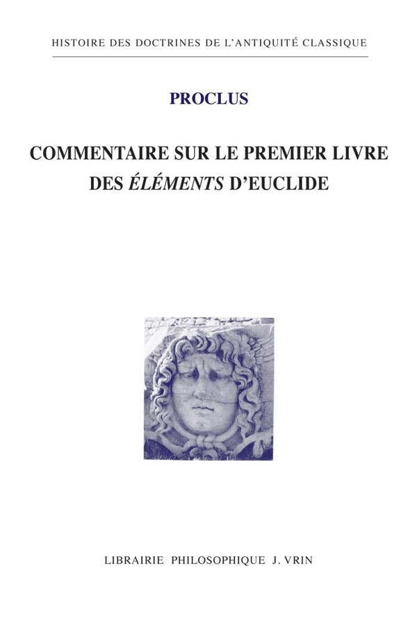 Commentaire sur le premier livre des Éléments d'Euclide