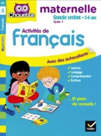 Activités de français maternelle Grande section