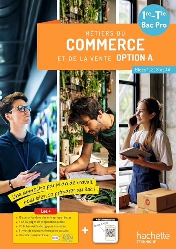 Métiers du commerce et de la vente option A 1re/Term Bac Pro (détachable) - Éd. 2025