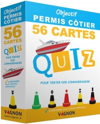 Objectif permis côtier - 56 cartes quiz pour tester vos connaissances