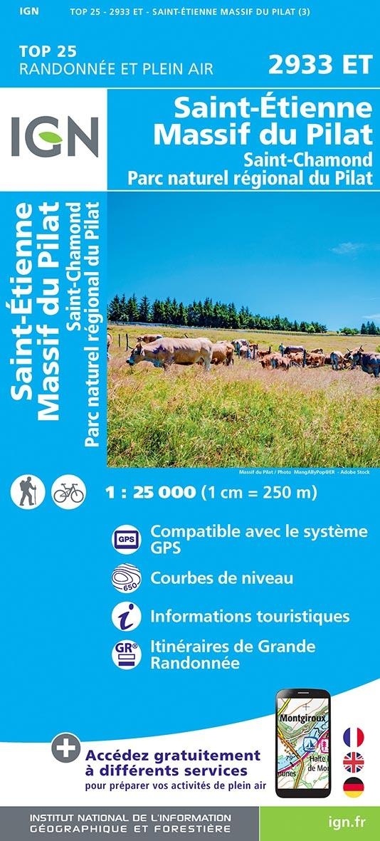 2933ET MASSIF DU PILAT - ST ETIENNE ST CHAMOND