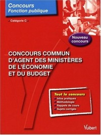Concours commun d'agent des ministères de l'économie et du budget : Catégorie C