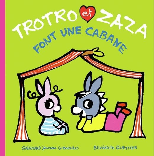 Trotro et Zaza font une cabane