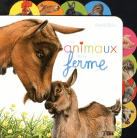 Cartonnés à Onglets : les Animaux de la Ferme - De 0 à 3 ans