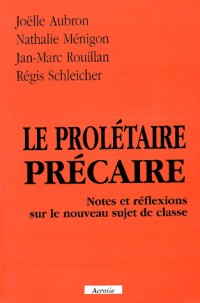 Le prolétaire précaire. : Notes et réflexions sur le nouveau sujet de classe