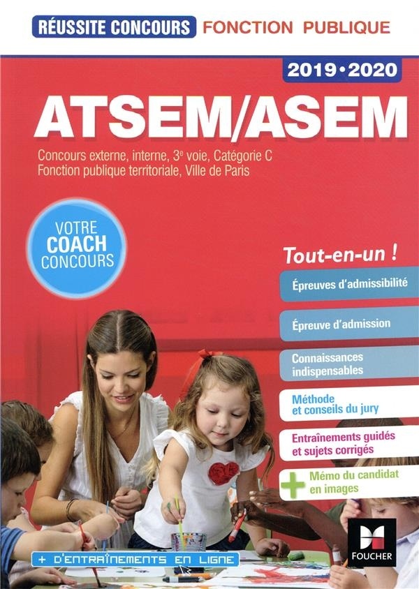 Réussite Concours ATSEM/ASEM Préparation complète - 2019-2020 - Préparation complète