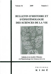 Bulletin d'Histoire et d'Epistemologie des Sciences de