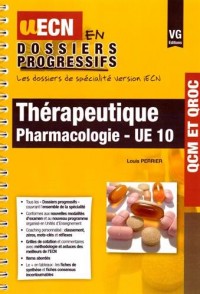 Thérapeutique Pharmacologie UE 10