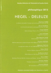 Philosophique 2012. hegel - deleuze