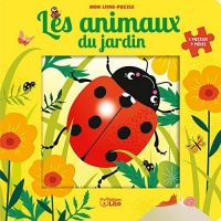 Mon livre puzzle 9 pièces: Les animaux du jardin - Dès 2 ans