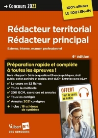 Concours Rédacteur territorial et Rédacteur principal - Catégorie B - Préparation rapide et complète à toutes les épreuves: Concours externe, interne et 3e voie - Concours 2023