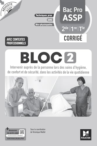 Réussite ASSP - BLOC 2 Intervenir auprès de la personne Bac Pro ASSP 2de 1re Tle 2026 - Corrigé