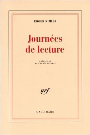 Journées de lecture, tome 1
