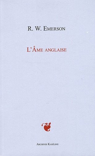 L'Ame anglaise : (English Traits)