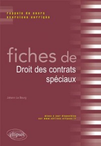 Fiches de Droit des Contrats Spéciaux