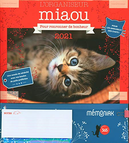 L'organiseur Miaou 2021 : Pour ronronner de bonheur