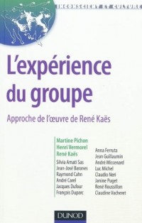 L'expérience du groupe - Approche de l'oeuvre de René Kaës