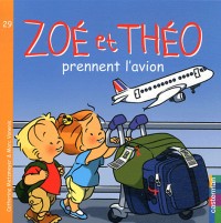 Zoé et Théo prennent l'avion
