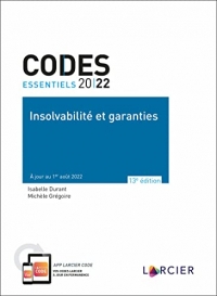 Code essentiel Insolvabilité et garanties 2022