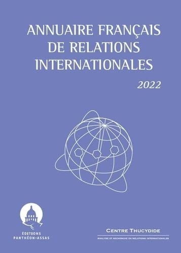 Annuaire français de relations internationales 2022 (2022)