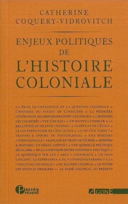 Enjeux politiques de l'histoire coloniale