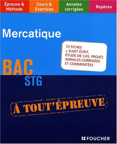 Mercatique Bac STG