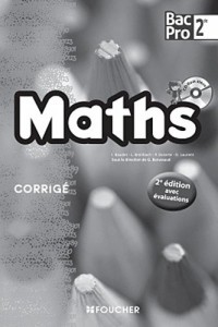 Mathématiques Sde Bac Pro Corrigé