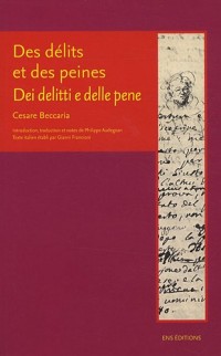 Des délits et des peines : Edition bilingue français-italien