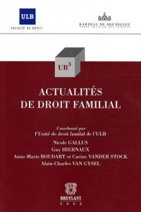 Actualités de droit familial