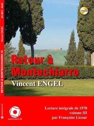 Retour à Montechiarro Tome 3 (2CD audio MP3)