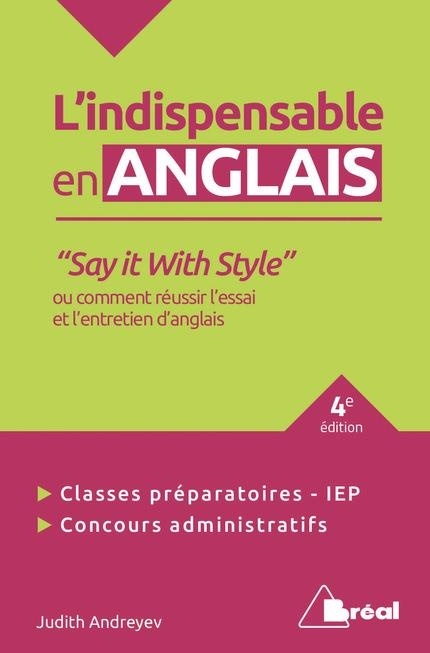 L'indispensable en anglais