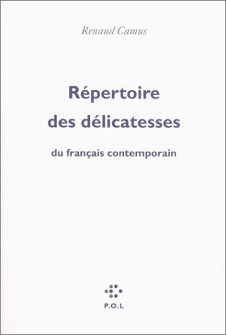 Répertoire des délicatesses du français contemporain